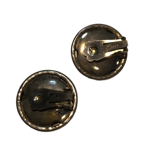 Vintage Coro, Robins Egg Blue Silver Metal Clip On Earring - Picture 5 of 6